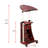 Filadelfo Height Adjustable Rolling Laptop Workstation Cart, Mobile Presentation Podium Stand, with Ergonomic Tilt Feature-685670023-685670022