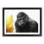 Silverback Gorilla with Golden Flash - Picture Frame Painting Print-55619276-55619281