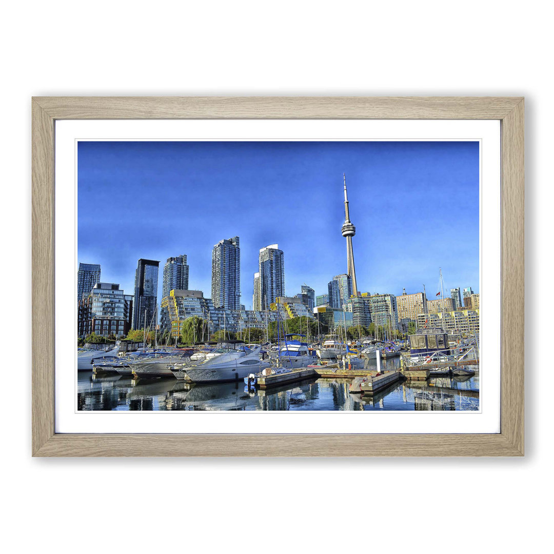 'Toronto CN Tower Canada Skyline 2' Framed Photographic Print