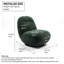 Fauteuil d'appoint pivotant de luxe moderne-1052505598