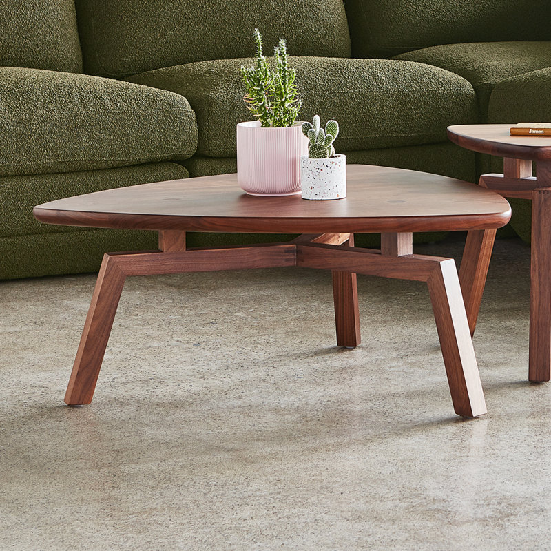 Solana Solid Wood Coffee Table, Walnut