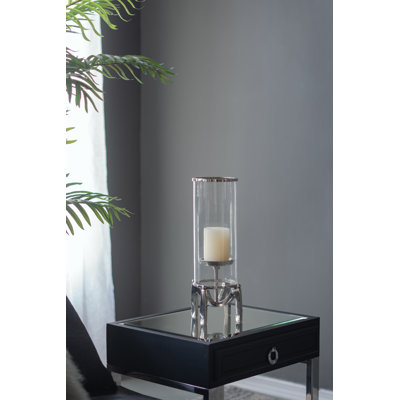 Ouragan de table en verre 16,5 po