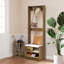 Tiznit 69" Hall Tree Coat Rack with Bench and Shoe Storage-1722295174