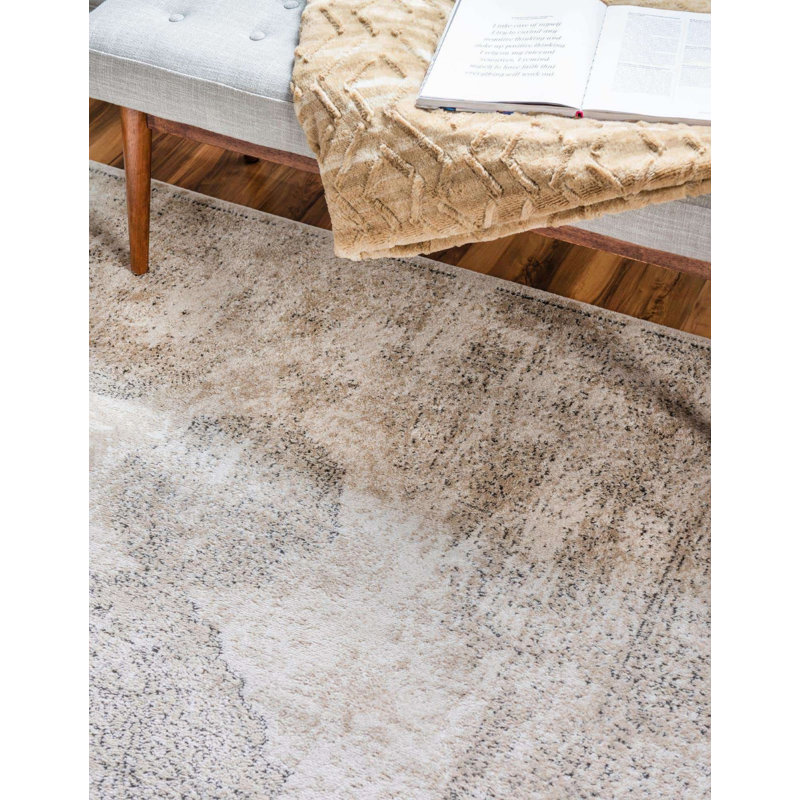 Geddis Ikat Indoor Rug, Rectangle 2'2" x 3'