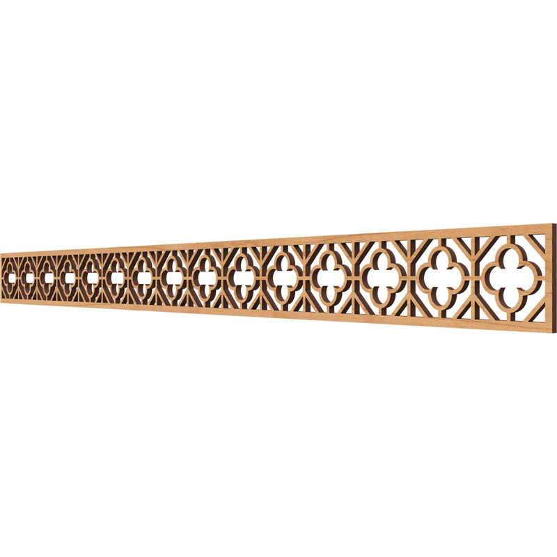 Moulure Hazelton, Érable, H 4 po x l 46,375 po x P 0,375 po