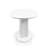 Ciani Dining Table With Glossy Top And Fluted Base