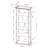 Calton 84.25" H x 33.88" W Steel Etagere Bookcase-1805075116