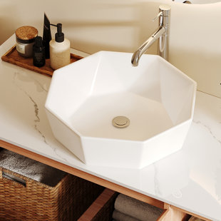 Lavabo pour salle de bain 19,7 po Polygon China