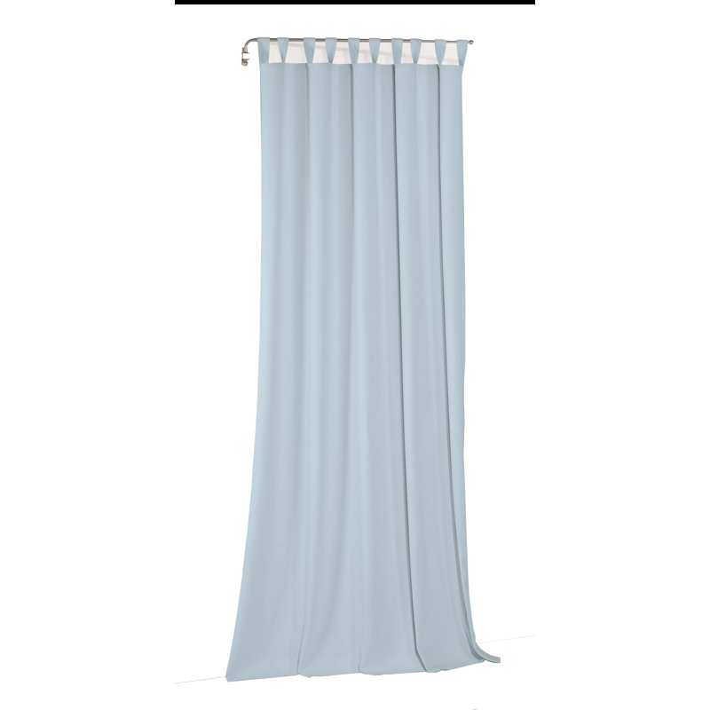 Curtain Panel Panel, Width 132 x Drop 225, Light Blue