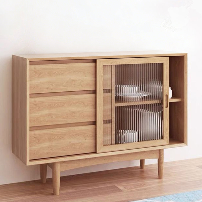 Buffet Modern Burlywood, Burlywood, H 31,5 po x l 39,37 po x P 11,81 po