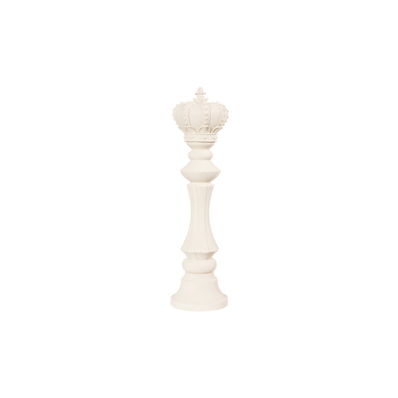 King Chess Sculpture, White