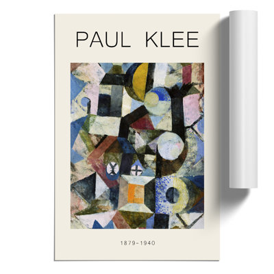 Yellow Half Moon by Paul Klee - No Frame Painting