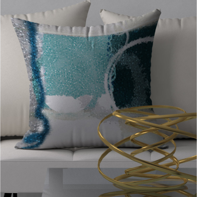 Housse de coussin décorative carrée essence, 20 po x 20 po