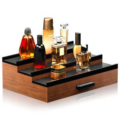 Organisateur de bureau en bois avec tiroirs