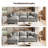  Modular Sectional Sofa With Movable Ottoman, L-shaped Couch With Removable Washable Cushion Covers, 9.8" Extra-thick Cushions, Tool-free Easy Assembly, Padded Armrests For Living Room, Gray-656978865