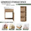 Meuble-lavabo mural 16 po avec lavabo en céramique et support de rangement, porte à fermeture en douceur-392846874