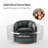 Guarracino 29.25" Top-Grain Leather Swivel Chair With Solid Wood Base Set Of 2-1233372445