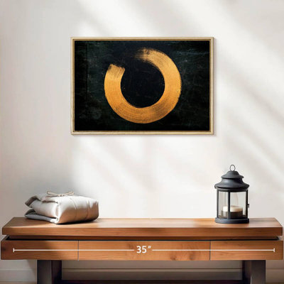 Cercle zen doré