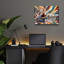 «Jazzplotion» par Rich Monet, art mural en verre acrylique-290459079