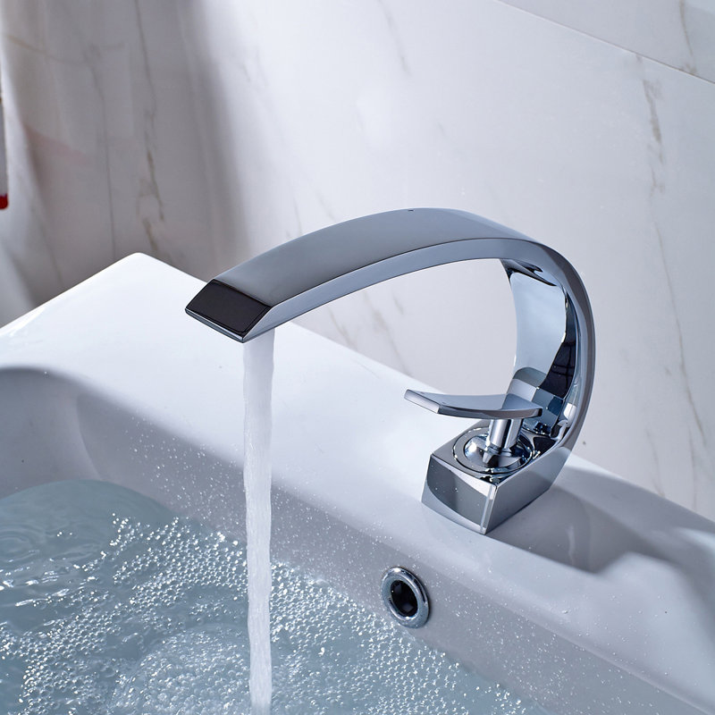 Robinet de salle de bain, robinet pour lavabo de salle de bain, robinet de salle de bain monotrou moderne
