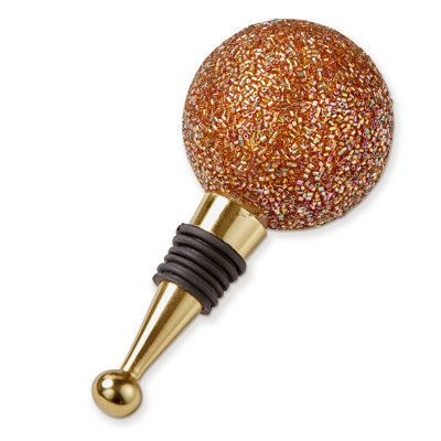 Glitz Bottle Stopper Bronze Glass Everyday