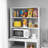 Burdue 33.75'' W Metal Shelving Unit-1951308745