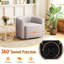 Upholstered Swivel Accent Chair