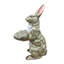 Sculpture en forme de lapin, statue de lapin en oxyde de magnésium, ornement animalier résistant aux intempéries, convenant à l'aménagement paysager extérieur et à la décoration de table intérieure.