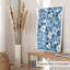 Motif floral de fleurs bleues III-1703422929
