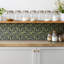Clarion 30cm x 30cm PVC Mosaic Tile in Green