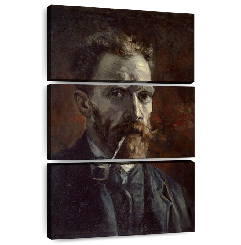 Leisha Self-Portrait With Pipe, 74" H x 48" W