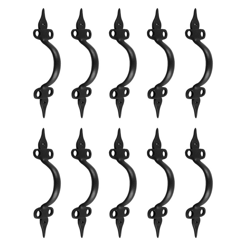 Door Spear Wrought Iron Pull Plate