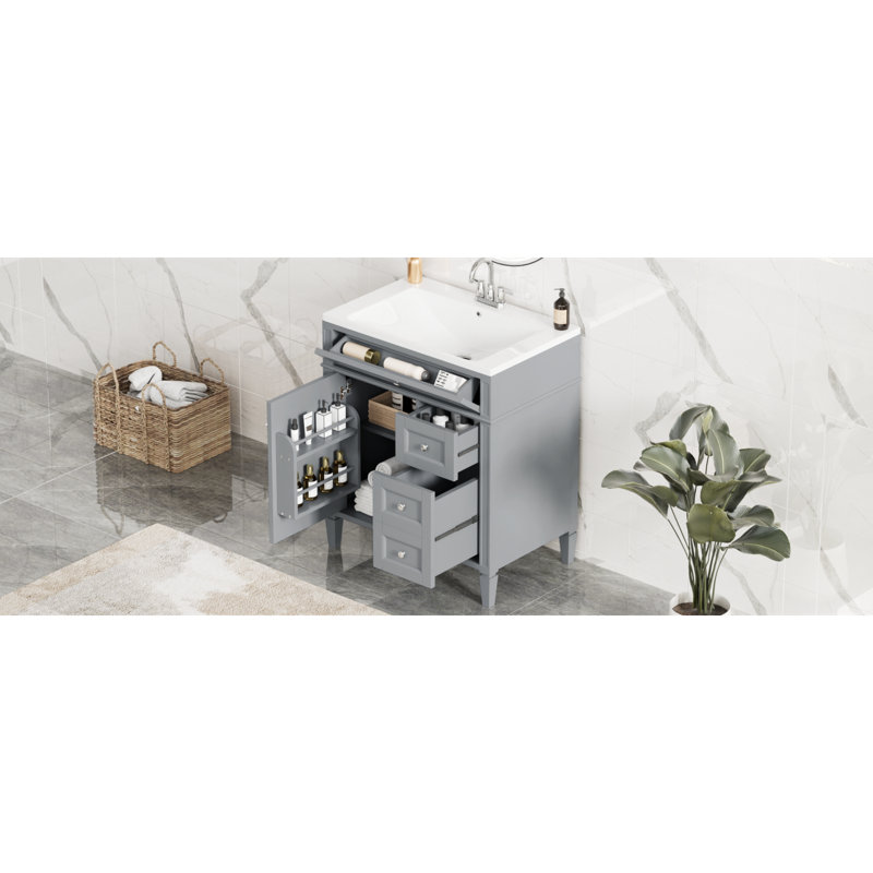 Meuble-lavabo simple avec plateau Galatia 30