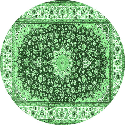 Tapis traditionnel vert émeraude 3538