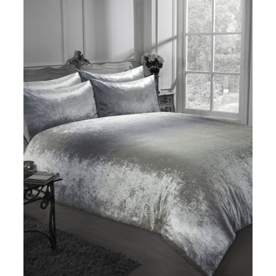 17 Stories Rolisha Cotton Blend Ombre Duvet Cover Set with Pillowcases