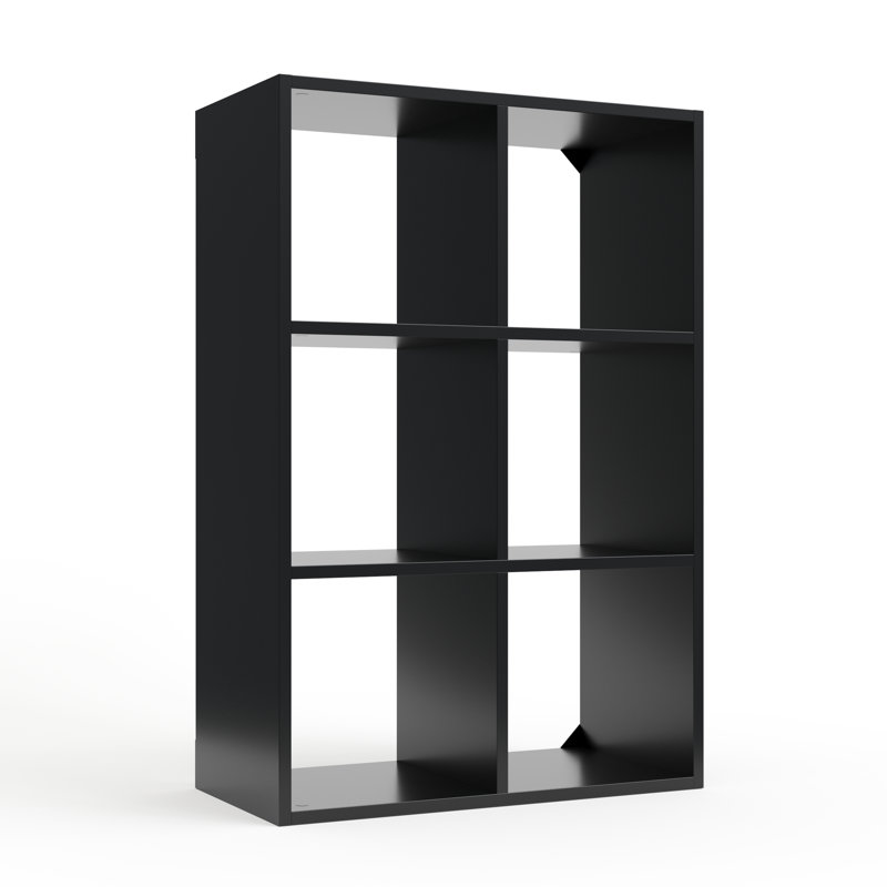 Cube Bookcase, Black, 42" H x 29" W x 14" D