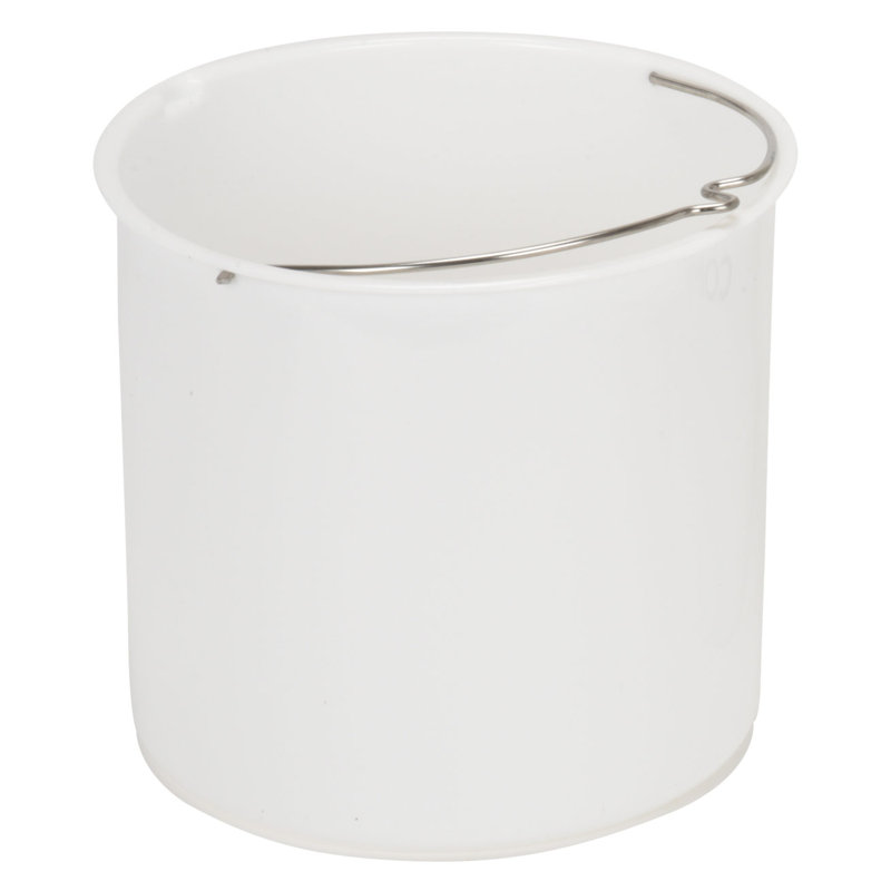 Acier 1 gallon Composteur de cuisine, Argent satiné