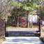 Barrière de portail en acier simple - style Paris -24565877