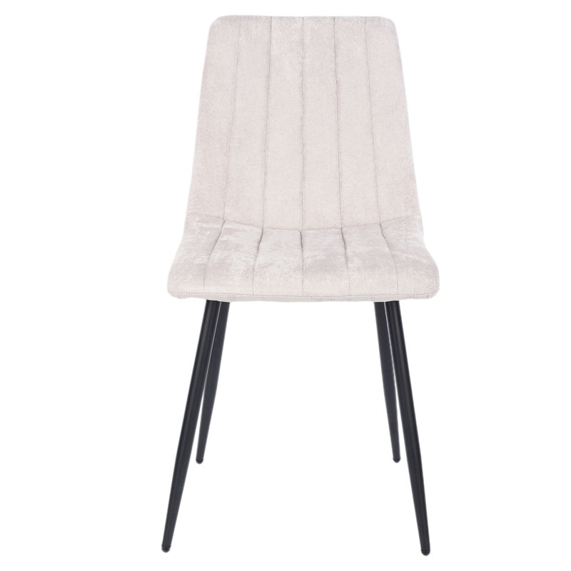 Kalie PAIR of Upholstered Dining Chairs, Natural