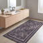 Tapis Bellamy moderne à motif mosaïque mouchetée abstraite gris et noir, lavable à la machine, antidérapant, à poils courts, pour intérieur et extérieur, adapté aux animaux domestiques, idéal pour le salon, la chambre, la salle à manger, l'entrée, le corridor ou le bureau.-2104434974