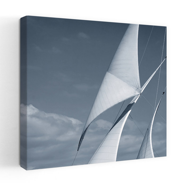 Sails Contemporary Art, 18" H x 18" W