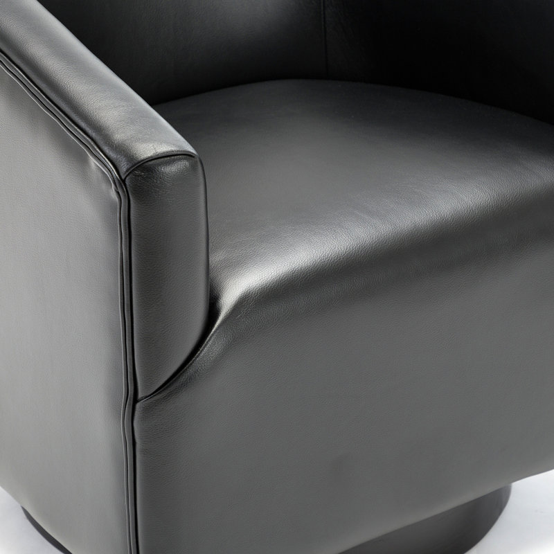Chaise pivotante Garlwood, Noir
