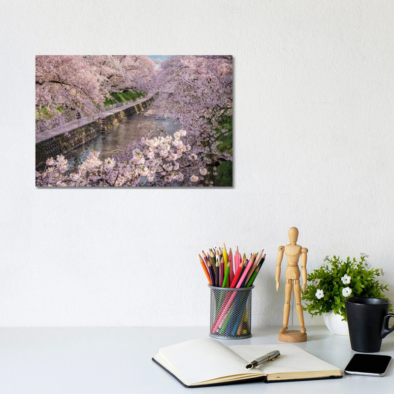 Spring In Japan XXXI by Daisuke Uematsu - Wrapped Canvas Gallery-Wrapped Canvas Giclée, 20.32 cm H x 30.48 cm W