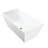 Chloe Freestanding Soaking Acrylic Bathtub-83697492