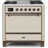 ILVE Majestic II Series 36 inch Dual Fuel Range with 6 Sealed Burners, Griddle (Solid Door)-64707983-64707956