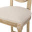 Charmants tabourets de bar avec des pieds sculptés complexes et des dossiers circulaires, offrant style et confort