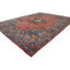 Tapis oriental traditionnel rouge à motif floral unique 10 x 13 One-of-a-Kind