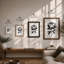 Peony Study Botanical - Framed Print-1138440711-1138440704