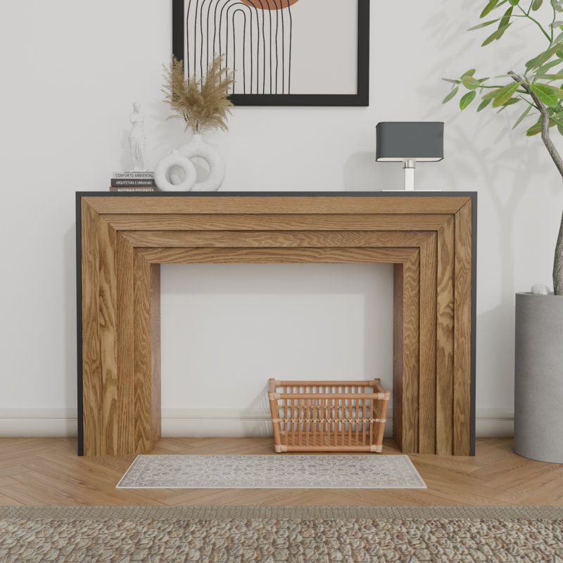 47In Modern Wood Console Table , Entryway Table, Sofa Table  Rustic & Contemporary Design