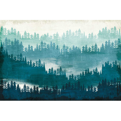 " Mountainscape Blue " Painting Print